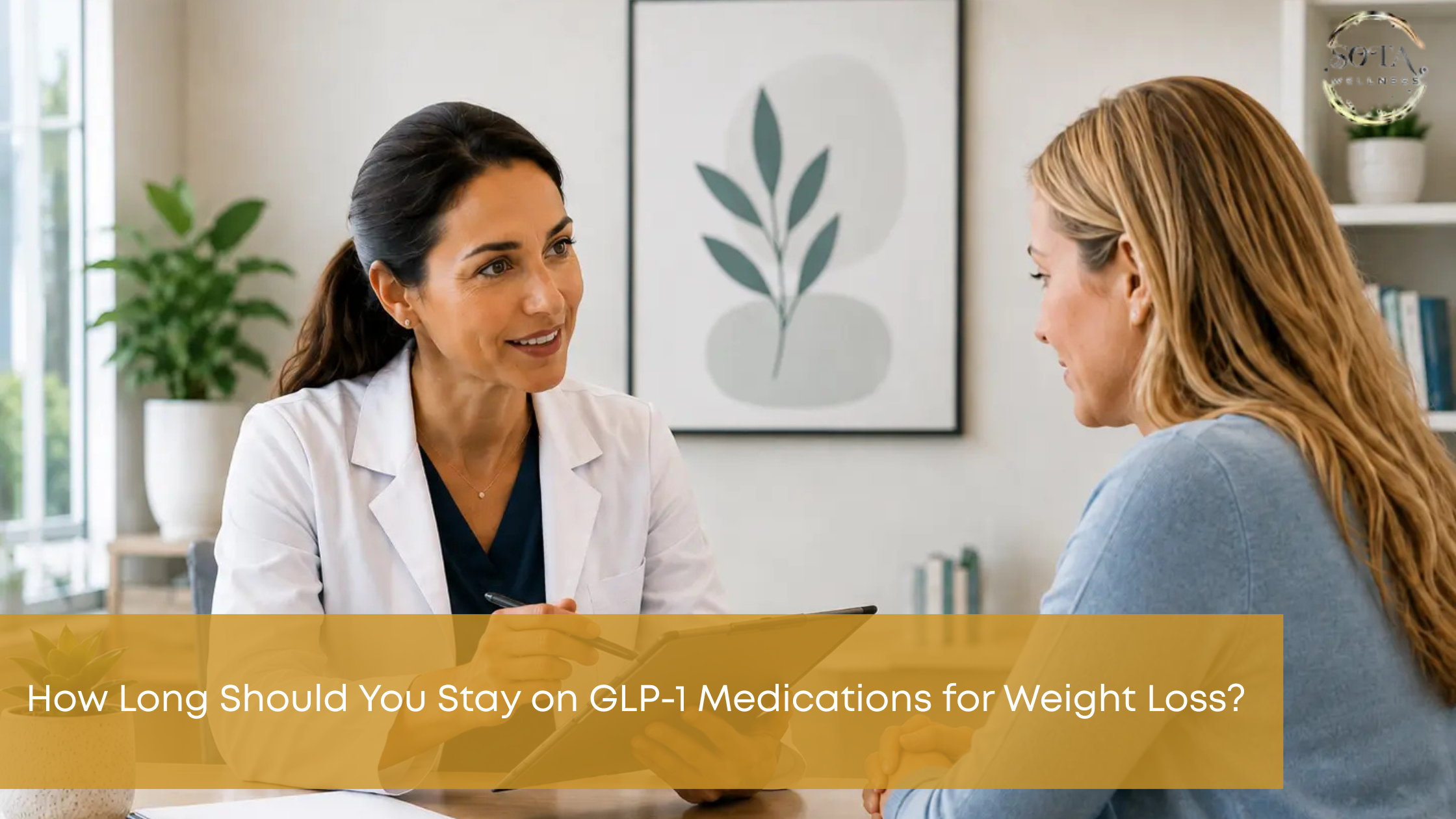 Patient discussing long-term GLP-1 treatment with a medical weight loss provider